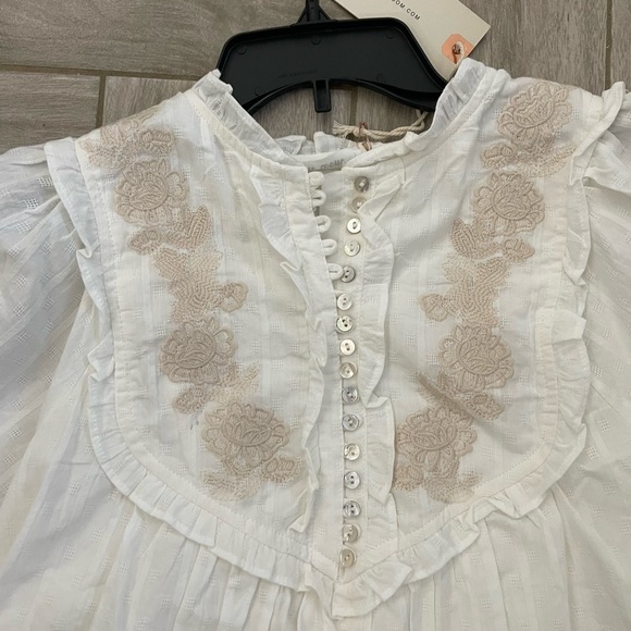 Ladies baby doll style blouse size small - Picture 3 of 4